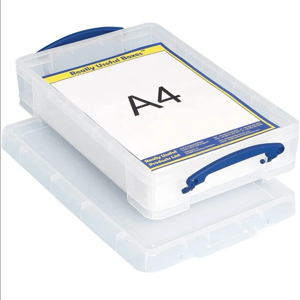 NWT Really Useful Boxes Inc. Snap-Lid Storage Bin, 10.25